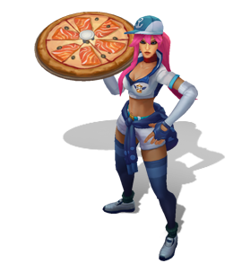 Pizza Delivery Sivir Aquamarine chroma