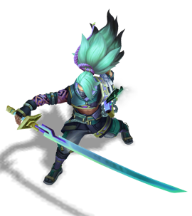 Inkshadow Yasuo Turquoise chroma