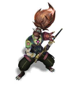 Battle Wolf Yasuo Peridot chroma