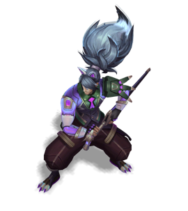 Battle Wolf Yasuo Amethyst chroma