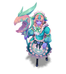 Cafe Cuties Soraka Turquoise chroma