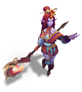 Spirit Blossom Soraka Ruby chroma