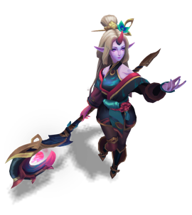 Spirit Blossom Soraka Obsidian chroma
