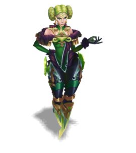 Winterblessed Camille Emerald chroma