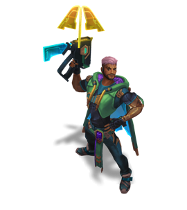 Cyber Pop Akshan Emerald chroma