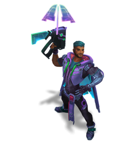 Cyber Pop Akshan Tanzanite chroma