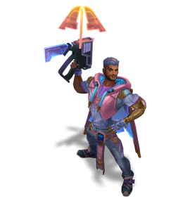 Cyber Pop Akshan Rose Quartz chroma