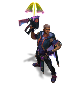 Cyber Pop Akshan Obsidian chroma