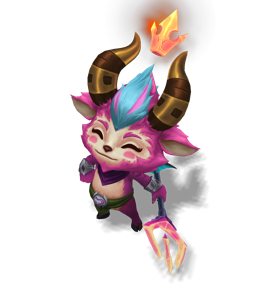 Little Devil Teemo Rose Quartz chroma