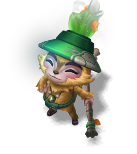 Spirit Blossom Springs Teemo Emerald chroma