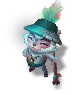 Spirit Blossom Springs Teemo Turquoise chroma