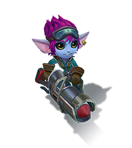 Rocket Girl Tristana Purple chroma
