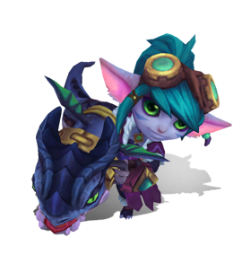Dragon Trainer Tristana Obsidian chroma