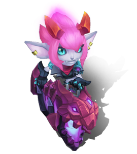 Little Demon Tristana Rose Quartz chroma