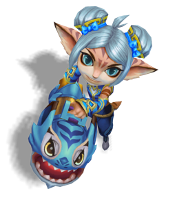 Firecracker Tristana Sapphire chroma
