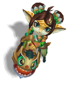 Firecracker Tristana Emerald chroma