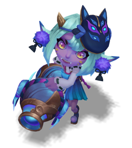 Spirit Blossom Tristana Sapphire chroma