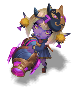 Spirit Blossom Tristana Obsidian chroma