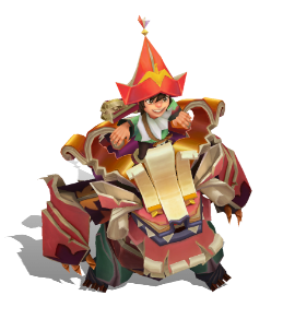 Papercraft Nunu & Willump Amethyst chroma
