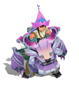 Papercraft Nunu & Willump Pearl chroma