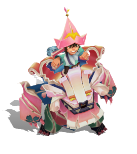 Papercraft Nunu & Willump Rose Quartz chroma