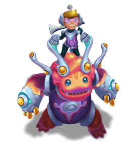 Space Groove Nunu & Willump Ruby chroma