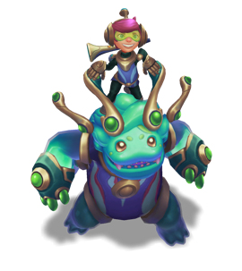 Space Groove Nunu & Willump Turquoise chroma