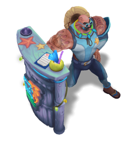 Pool Party Braum Aquamarine chroma