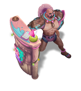 Pool Party Braum Rose Quartz chroma