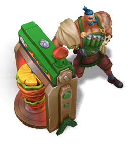 Grill Master Braum Emerald chroma
