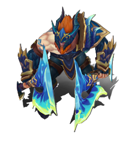 Dragonslayer Olaf Sapphire chroma