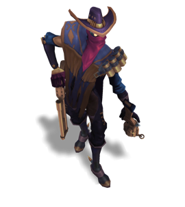 High Noon Jhin Obsidian chroma