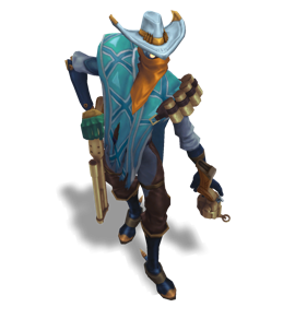 High Noon Jhin Turquoise chroma
