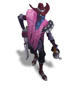High Noon Jhin Rose Quartz chroma