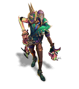 Soul Fighter Jhin Emerald chroma