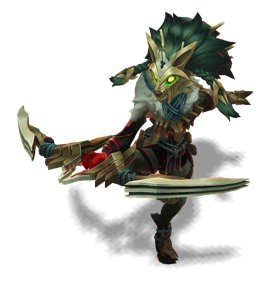 Chosen of the Wolf Kindred Emerald chroma
