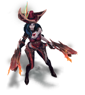 Ruined Miss Fortune Ruby chroma