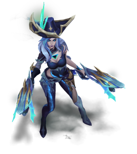 Ruined Miss Fortune Sapphire chroma