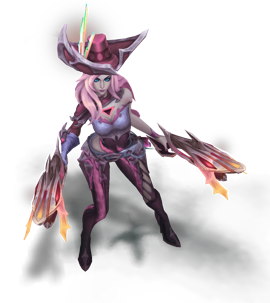Ruined Miss Fortune Rose Quartz chroma