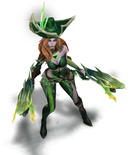 Ruined Miss Fortune Emerald chroma
