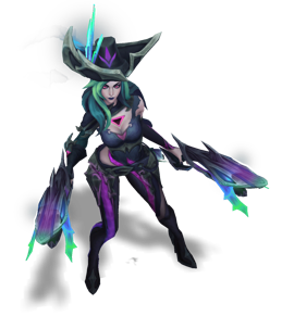 Ruined Miss Fortune Obsidian chroma