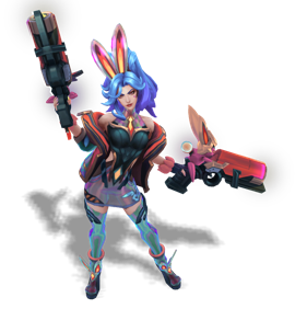Battle Bunny Miss Fortune Ruby chroma