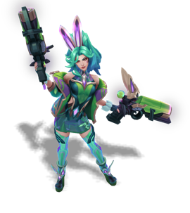 Battle Bunny Miss Fortune Peridot chroma