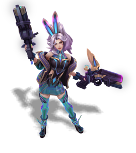 Battle Bunny Miss Fortune Obsidian chroma