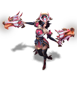 Porcelain Miss Fortune Ruby chroma