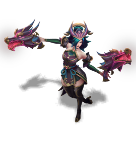 Porcelain Miss Fortune Obsidian chroma
