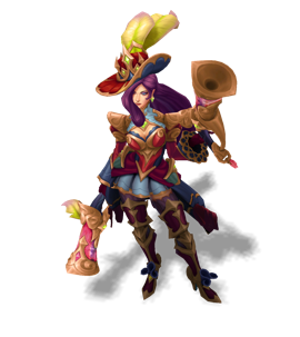 Battle Queen Miss Fortune Ruby chroma