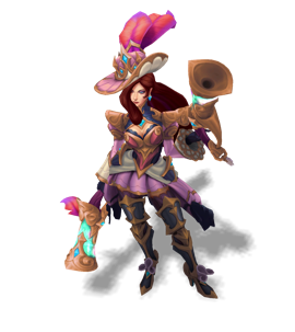 Battle Queen Miss Fortune Rose Quartz chroma