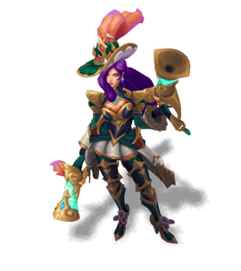 Battle Queen Miss Fortune Emerald chroma