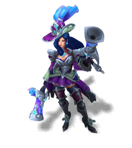 Battle Queen Miss Fortune Tanzanite chroma